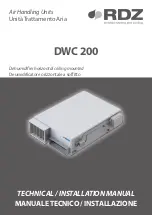 RDZ DWC 200 Technical Installation Manual preview