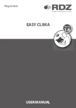 RDZ EASY CLIMA User Manual preview