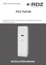 Preview for 1 page of RDZ PDC FLOOR 12T Installation Manual