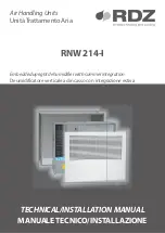 RDZ RNW 214-I Technical Installation Manual preview