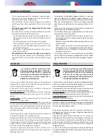 Preview for 4 page of RDZ RNW 400 CS Installation, Use And Maintenance Manual