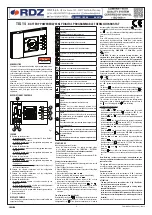 RDZ TIG 14 Manual предпросмотр