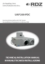 RDZ UAP 200-PDC Technical Installation Manual preview