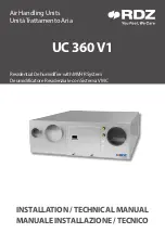 RDZ UC 360 V1 Installation & Technical Manual preview