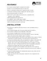 Предварительный просмотр 3 страницы RE Audio BT900.4M Owner'S Manual