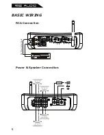 Предварительный просмотр 6 страницы RE Audio BT900.4M Owner'S Manual