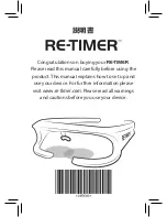 RE-TIMER Sleep Glasses User Manual preview