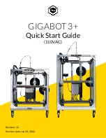 re3D GIGABOT 3+ Quick Start Manual preview