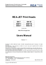 REA JET SK 16 User Manual preview