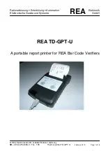 REA TD-GPT-U Manual предпросмотр