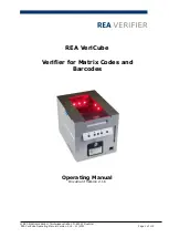 REA VeriCube Operating Manual preview