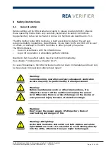 Предварительный просмотр 13 страницы REA VeriCube Operating Manual