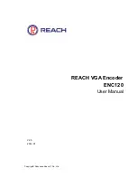 Reach ENC120 User Manual preview