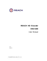 Reach ENC1200 User Manual предпросмотр