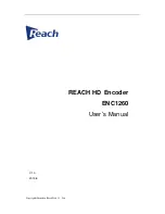 Предварительный просмотр 1 страницы Reach ENC1260 User Manual