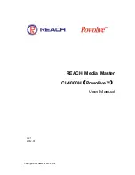 Preview for 1 page of Reach REACH CL4000 Series User Manual