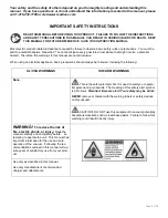 Preview for 2 page of ReadiVac Storm RH1000 Instruction Manual