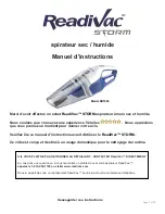 Preview for 7 page of ReadiVac Storm RH1000 Instruction Manual