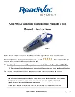 Preview for 7 page of ReadiVac Storm RH2000 Instruction Manual