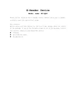 Preview for 1 page of Readmoo E60QP2 User Manual