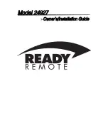 Ready Remote 24927 Owner'S Installation Manual preview