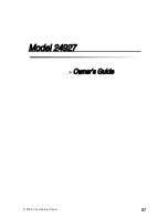 Preview for 60 page of Ready Remote 24927 Owner'S Installation Manual