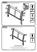 Preview for 2 page of READY To ASSEMBLE HEADBOARD Assembly Instructions Manual