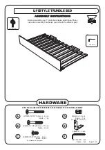 READY To ASSEMBLE LIFESTYLE TRUNDLE BED Assembly Instructions preview