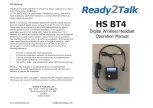 Preview for 1 page of Ready2Talk HS BT4 Operation Manual