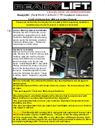 Предварительный просмотр 5 страницы ReadyLift 69-2511 Installation Instructions Manual