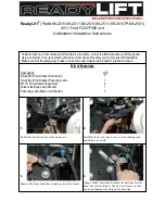 Предварительный просмотр 7 страницы ReadyLift 69-2511 Installation Instructions Manual