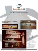 Preview for 1 page of ReadyMadeRC Sky Surfer Assembly Instructions Manual