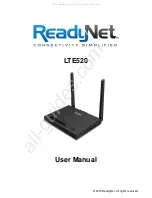 Preview for 1 page of ReadyNet LTE520 User Manual