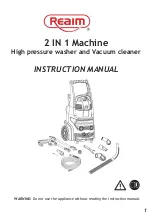 Reaim 2 in 1 Machine Instruction Manual предпросмотр