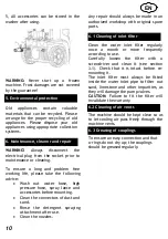 Предварительный просмотр 10 страницы Reaim 2 in 1 Machine Instruction Manual