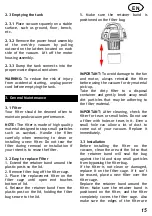 Предварительный просмотр 15 страницы Reaim 2 in 1 Machine Instruction Manual