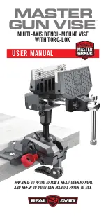 REAL AVID MASTER GUN VISE TORQ-LOK User Manual preview