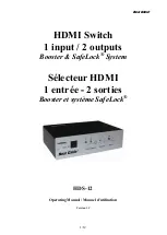 Preview for 1 page of Real Cable HDS-12 Operating Manual