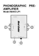 Real Cable NANO-LP1 Quick Start Manual предпросмотр