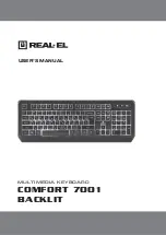 Real-El COMFORT 7001 BACKLIT User Manual предпросмотр