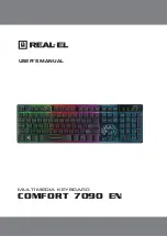 Real-El COMFORT 7090 BACKLIT User Manual preview