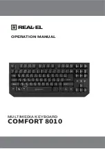 Real-El COMFORT 8010 Operation Manual preview