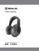 Real-El GD-750V User Manual preview