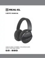 Real-El GD-880 User Manual предпросмотр