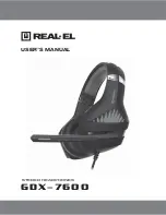 Real-El GDX-7600 User Manual preview