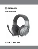 Real-El GDX-7670 User Manual предпросмотр