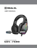 Real-El GDX-7680 User Manual предпросмотр