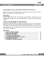 Preview for 2 page of Real-El RM-290 User Manual