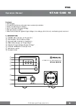 Preview for 4 page of Real-El STAB-500 M Operation Manual