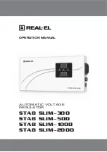 Real-El STAB SLIM-300 Operation Manual preview